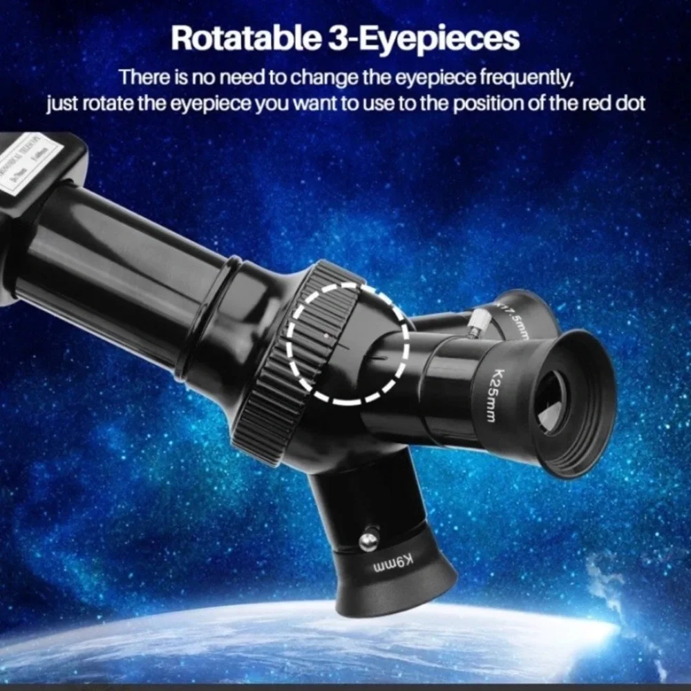 LAKWAR Telescope 80Mm Large Aperture For Astronomy Beginners, Adults And Kids